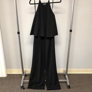 Calvin Klein black halter jumpsuit size 4